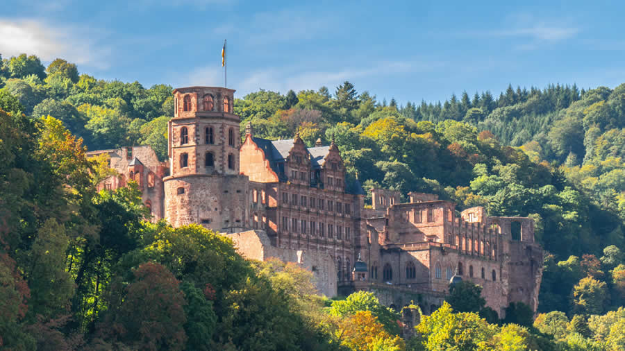 Schloss Heidelberg in Baden-Württemberg